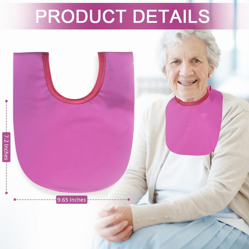 EHUSPU Tracheostomy Shower Cover Neck Stoma Protector for Tracheostomy,Waterproof Shower Shield Neck Stoma Guard (Rose Red-1pc) - Image 5